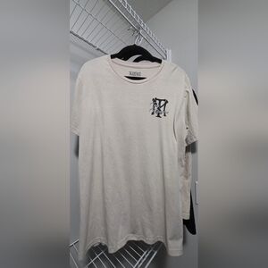 Saturdays NYC Beige Graphic Short Sleeve Tee